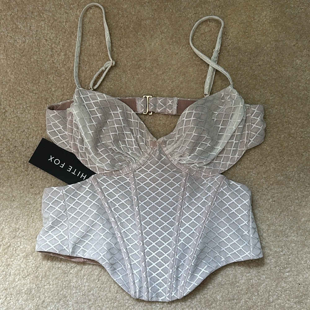 White Fox Corset Size Medium